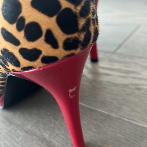 Nine West Leather Peep Toe Pumps - Picture 8 of 10